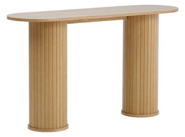 Pomoćni stol u prirodnoj boji 40x130 cm Nola – Unique Furniture