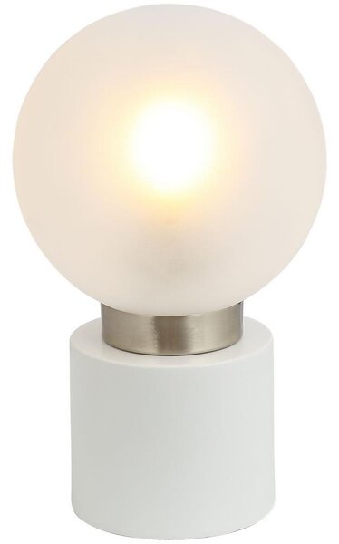 Globo 21003WN - Stolna lampa MARKA 1xE14/25W/230V bijela