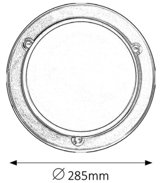 Rabalux 5103 - Stropna svjetiljka UFO 1xE27/60W/230V