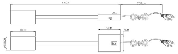 Globo 57911WM - Fleksibilna zidna lampa ROBBY 1xGU10/25W/230V crna/mesing