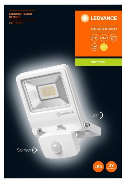 Ledvance - LED Reflektor sa senzorom ENDURA LED/20W/230V IP44