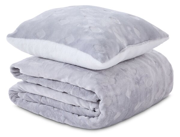Warm Hug set Dormeo misty sivi