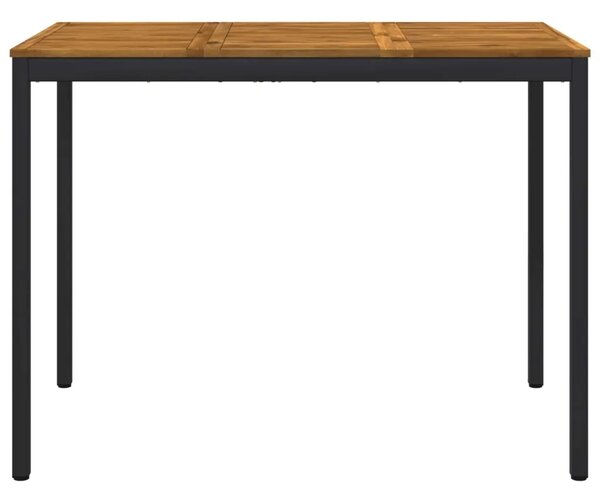 Stol za bar u vrtu Prirodna i crna 141 x 80 5 x 105 cm - Prirodna i crna 141 x 80 5 x 105 cm