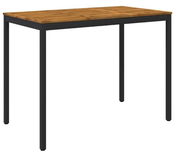Stol za bar u vrtu Prirodna i crna 141 x 80 5 x 105 cm - Prirodna i crna 141 x 80 5 x 105 cm