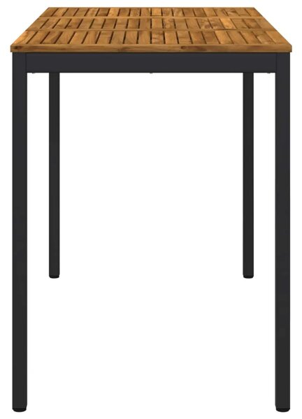 Stol za bar u vrtu Prirodna i crna 141 x 80 5 x 105 cm - Prirodna i crna 141 x 80 5 x 105 cm