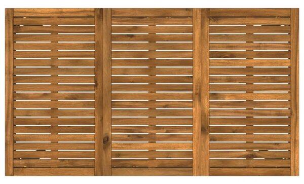 Stol za bar u vrtu Prirodna i crna 141 x 80 5 x 105 cm - Prirodna i crna 141 x 80 5 x 105 cm
