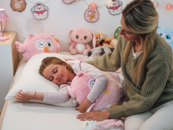 Emotivna Sovica Warm Hug Dormeo Roza Nestaška