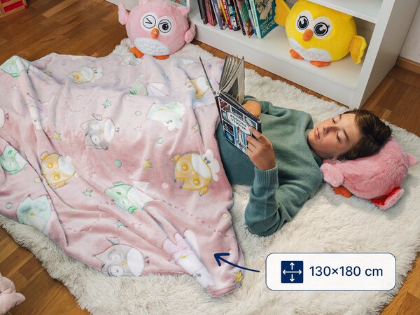 Emotivna Sovica Warm Hug Dormeo Roza Nestaška