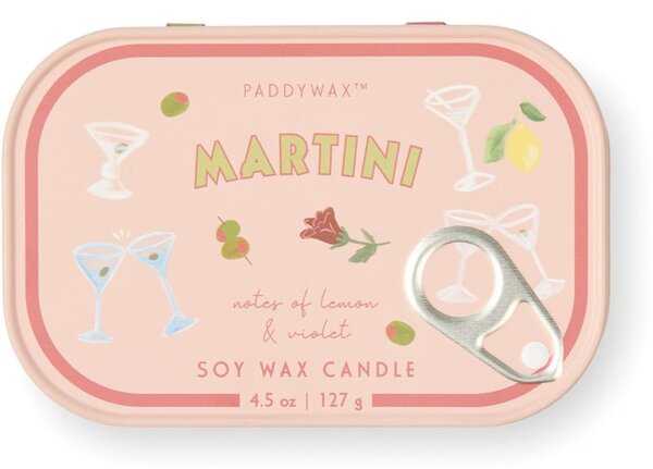 Paddywax Bistro Tin Martini mirisna svijeća u limenci 127 g