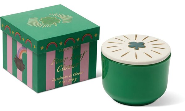 Paddywax Charmed Dandelion & Clover mirisna svijeća sa zatvaračem 226 g