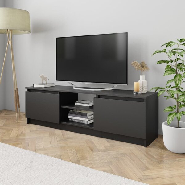 VidaXL TV ormarić od iverice crni 120 x 30 x 35,5 cm