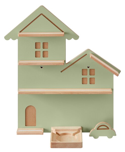 Toniebox polica za figurice i ukrase, 18 x 55,5 x 59,7 cm, lovor zelene boje