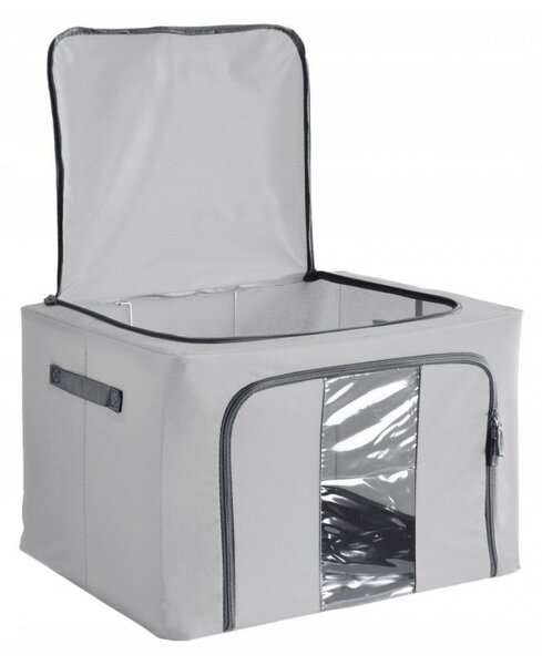 Organizator za posteljinu TIDARO 39x40x49 cm, sivi