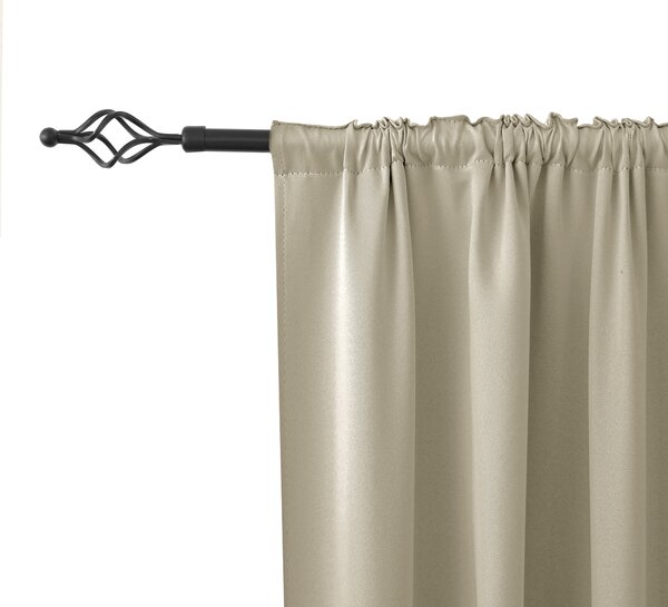 Zavjesa OXFORD 140x270 cm, bež Sistem za vješanje: Traka za nabiranje