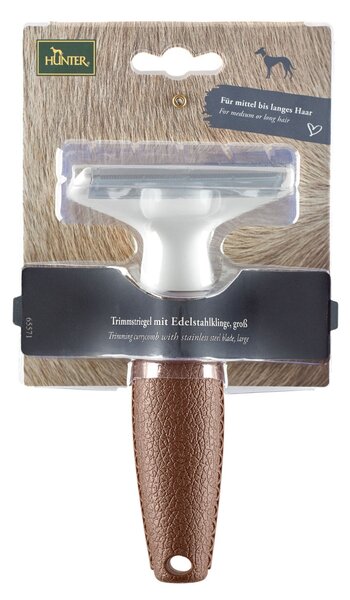 Hunter trimer grabljice za skidanje dlake Spa L 16X9 cm