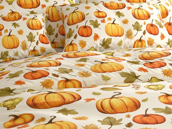 Posteljina od mikrovlakana AUTUMN PUMPKINS šarena Dimenzije posteljine: 70 x 90 cm | 140 x 200 cm