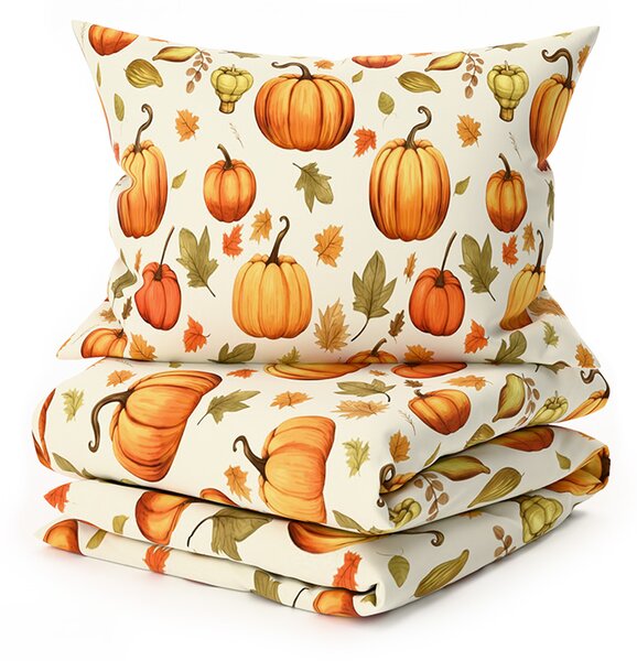 Posteljina od mikrovlakana AUTUMN PUMPKINS šarena Dimenzije posteljine: 70 x 90 cm | 140 x 200 cm