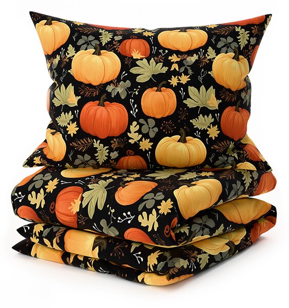 Posteljina od mikrovlakana ORANGE PUMPKINS šarena Dimenzije posteljine: 70 x 90 cm | 140 x 200 cm