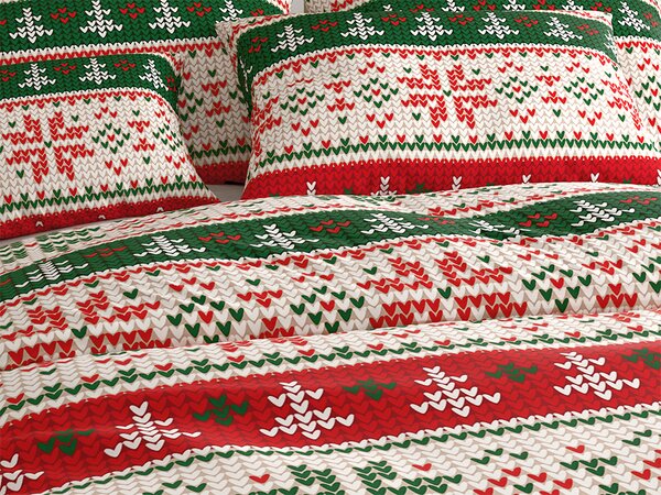 Posteljina od mikrovlakana FROSTED CHRISTMAS u boji Dimenzije posteljine: 70 x 90 cm | 140 x 220 cm
