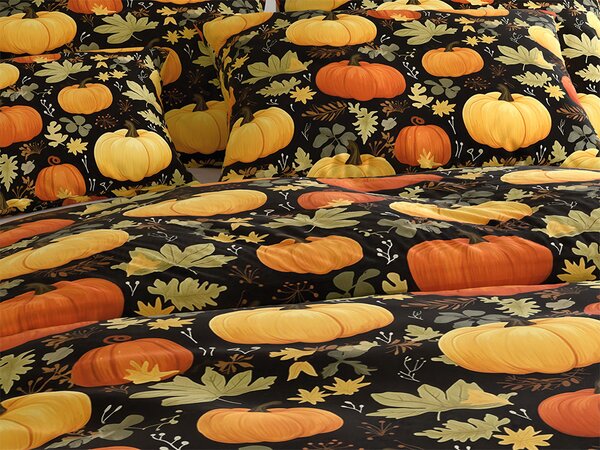 Posteljina od mikrovlakana ORANGE PUMPKINS šarena Dimenzije posteljine: 70 x 90 cm | 140 x 200 cm
