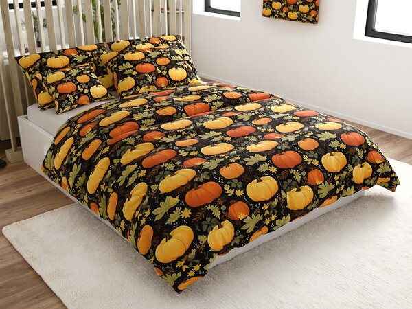 Posteljina od mikrovlakana ORANGE PUMPKINS šarena Dimenzije posteljine: 70 x 90 cm | 140 x 200 cm