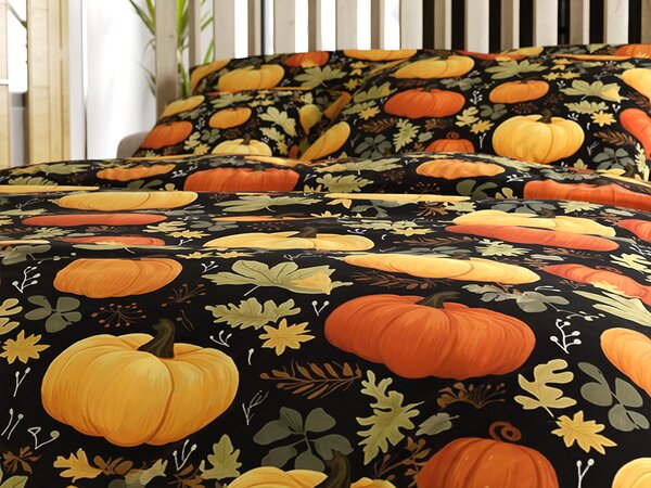 Posteljina od mikrovlakana ORANGE PUMPKINS šarena Dimenzije posteljine: 70 x 90 cm | 140 x 200 cm