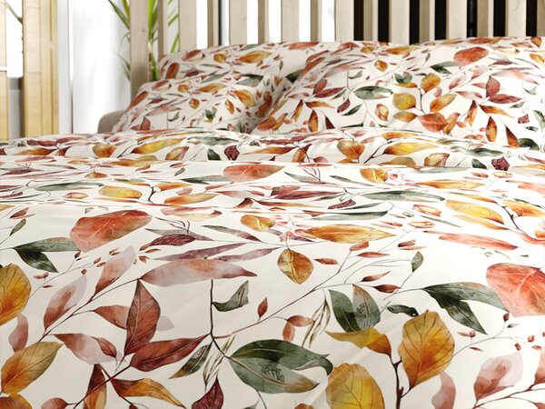 Posteljina od mikrovlakana AUTUMN LEAVES u boji Dimenzije posteljine: 70 x 90 cm | 140 x 220 cm