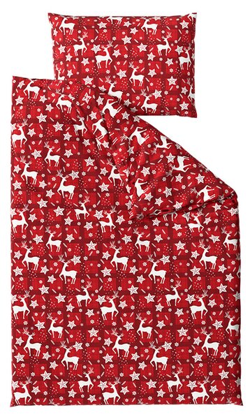 Posteljina od mikrovlakana VELVET CHRISTMAS crvena Dimenzije posteljine: 70 x 90 cm | 140 x 220 cm