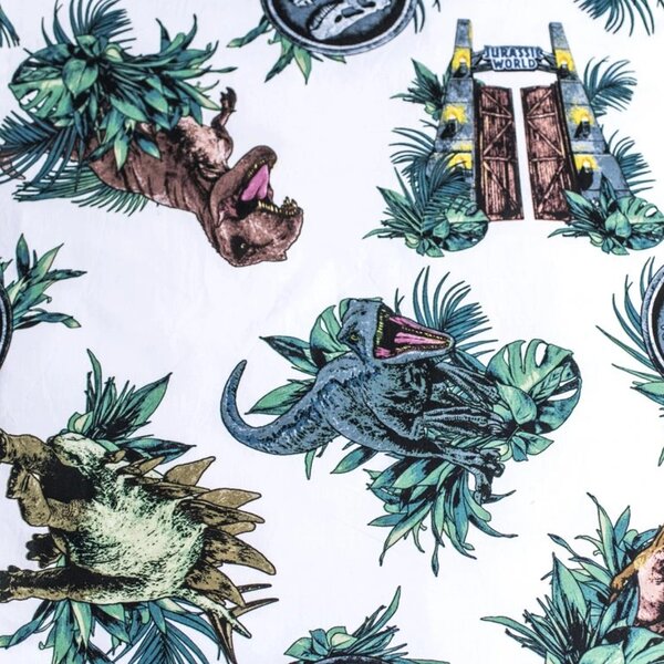 Svijetleća pamučna posteljina JURASSIC WORLD ROAR šarena Dimenzije posteljine: 70 x 90 cm | 140 x 200 cm