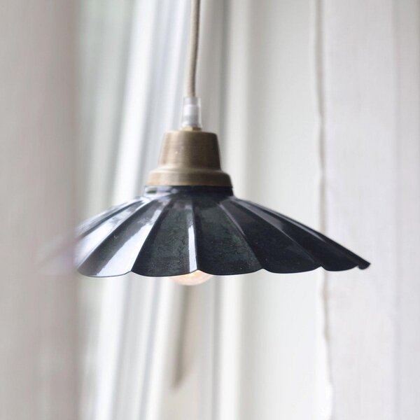 PR Home Ester viseća svjetiljka, plava, Ø 24 cm, s utikačem, E27, Plava, Dnevni boravak/blagovaonica, Metal
