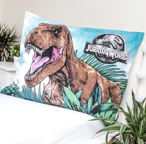 Svijetleća pamučna posteljina JURASSIC WORLD ROAR šarena Dimenzije posteljine: 70 x 90 cm | 140 x 200 cm