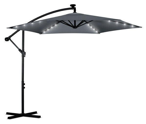 Vrtni suncobran s rasvjetom - 350cm Plonos