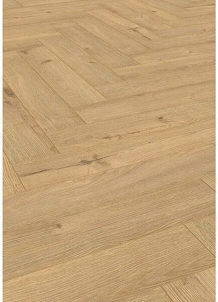 LOGOCLIC Laminat Herringbone Galaxy (Smeđa, Rustikalni pod, 630 x 126 x 8 mm) + BAUHAUS jamstvo 20 godina
