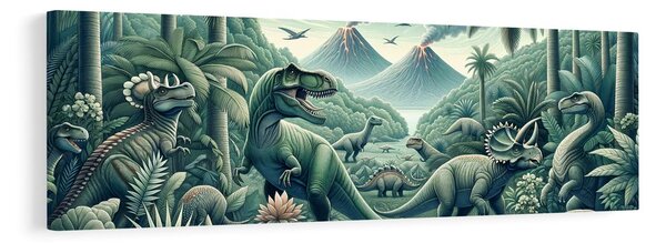 Slika divlji svijet dinosaura
