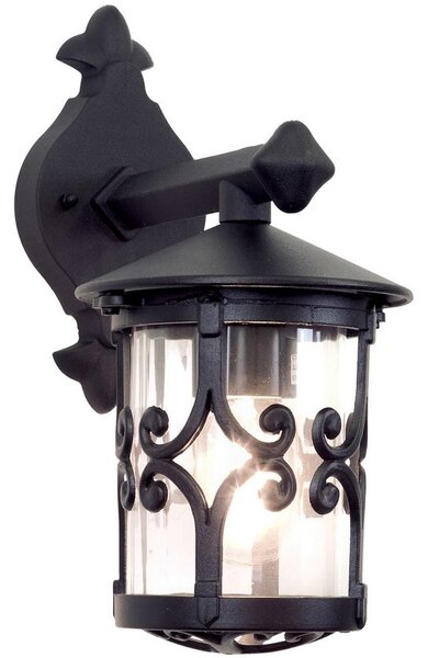 Elstead BL8-BLACK - Vanjska zidna svjetiljka HEREFORD 1xE27/100W/230V IP23