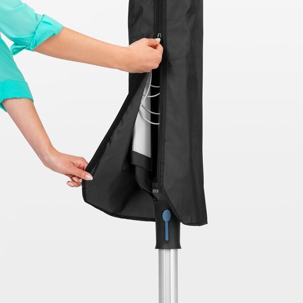 Vrtna sušilica za rublje u srebrnoj boji 50 m Lift-o-Matic Advance – Brabantia
