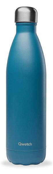 Plava putna boca od nehrđajućeg čelika 750 ml Matt - Qwetch