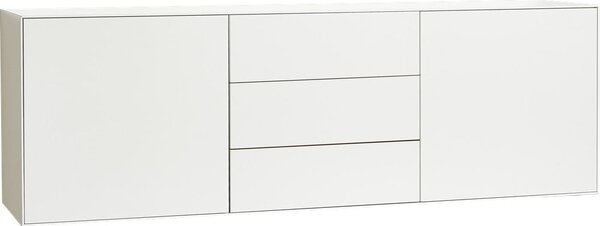 Bijela niska komoda 180x59 cm Edge by Hammel - Hammel Furniture