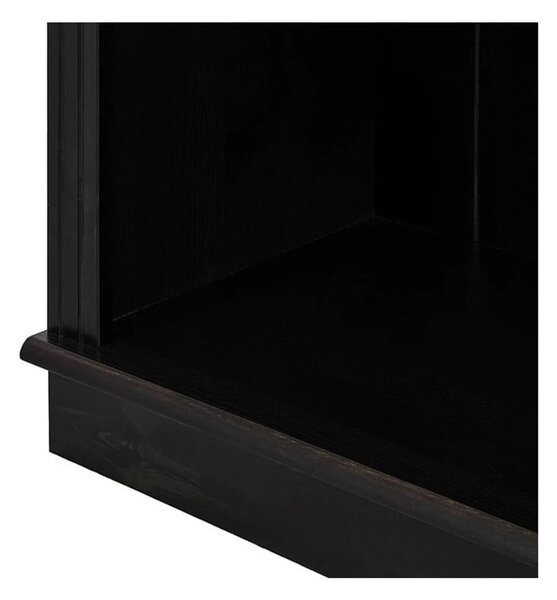 Smeđa vitrina od masivnog bora 518x223 cm Anita – Støraa
