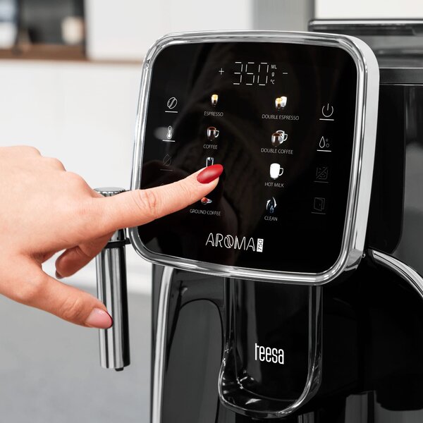 1450W Touch LCD Automatski aparat za kavu s brusilicom i aromom pjene 750 Akcija