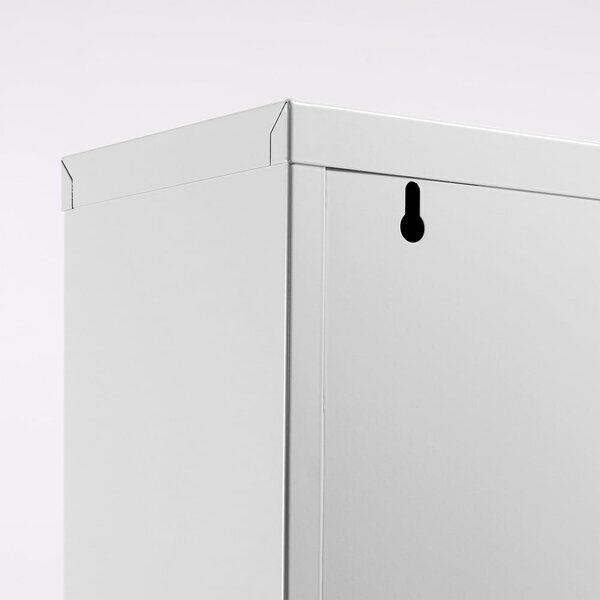 Bijeli metalni preklopni ormarić za cipele 50x169x15 cm Ode – Kave Home