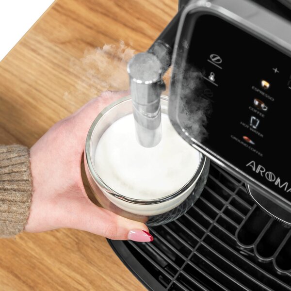 1450W Touch LCD Automatski aparat za kavu s brusilicom i aromom pjene 750 Akcija