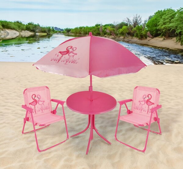 Dječji vrtni set ružičasti s flamingosima