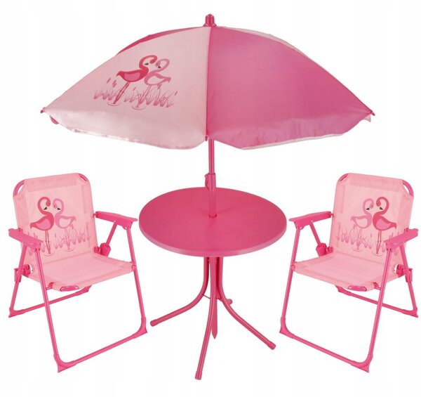 Dječji vrtni set ružičasti s flamingosima