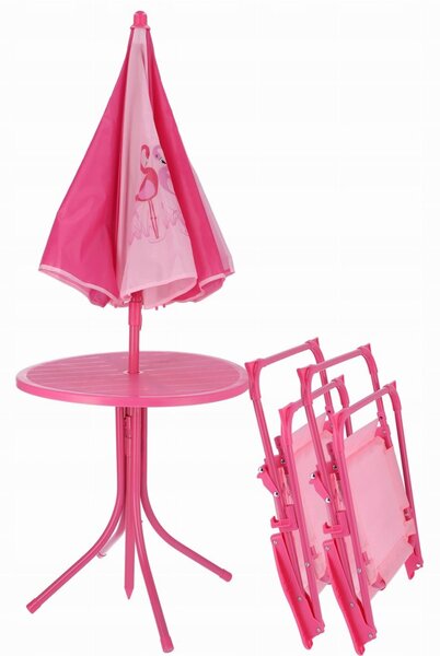 Dječji vrtni set ružičasti s flamingosima