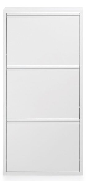 Bijeli metalni preklopni ormarić za cipele 50x103x15 cm Ode – Kave Home