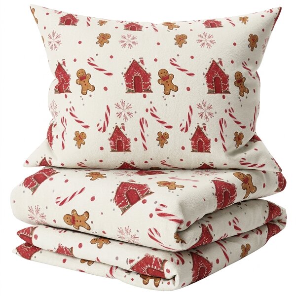 Pamuk posteljina GINGER REST bijela Dimenzije posteljine: 70 x 90 cm | 140 x 200 cm