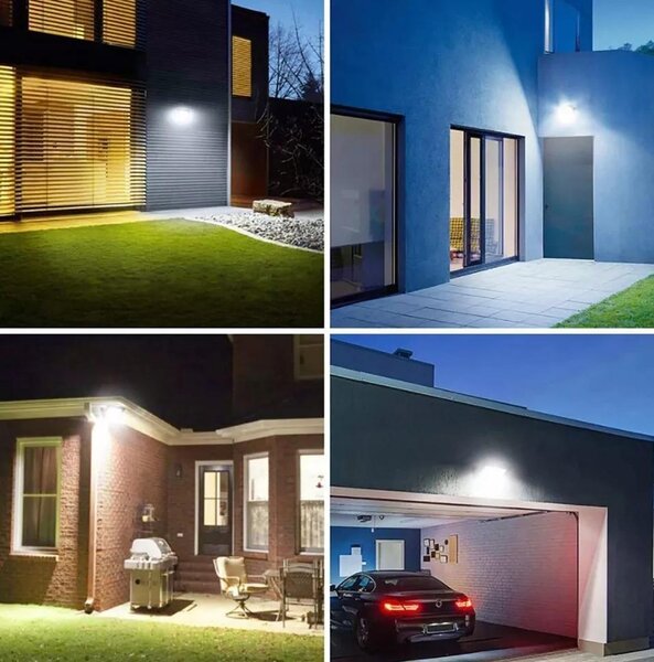 LED 30W reflektor Black Flat 6500K IP66