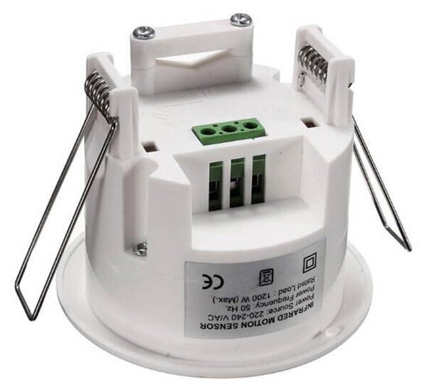 Izgrađen -U senzoru pokreta Pir za LED svjetla 360 White