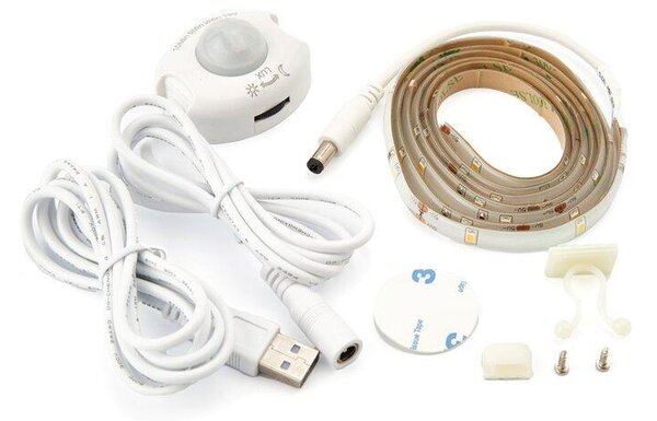 Postavite 120 cm LED traka White 3000K IP44 USB + senzor pokreta